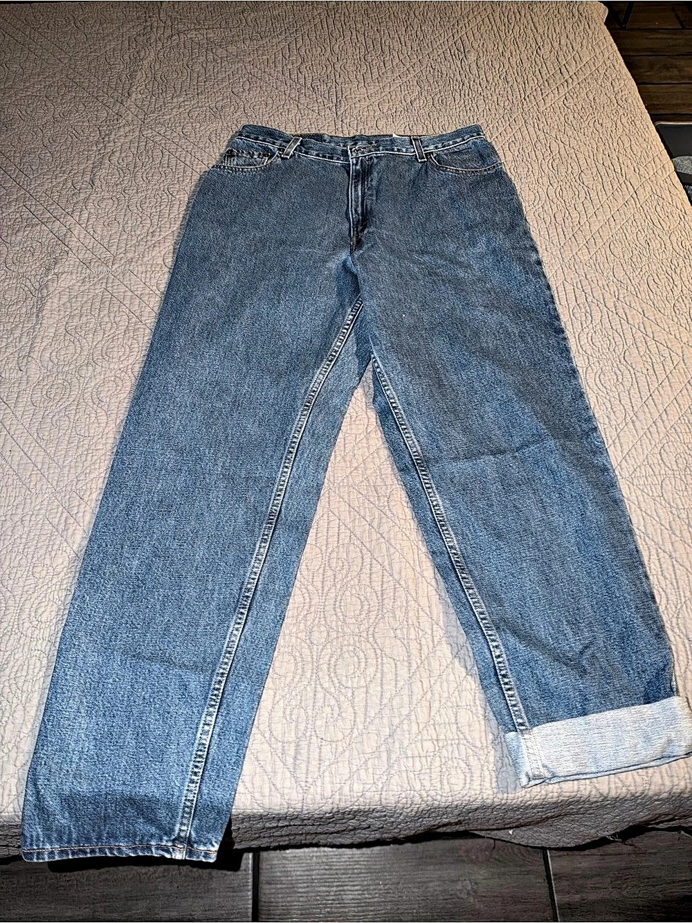 Levi's 550 Relaxed Fit Jeans Straight Leg Blue Jeans